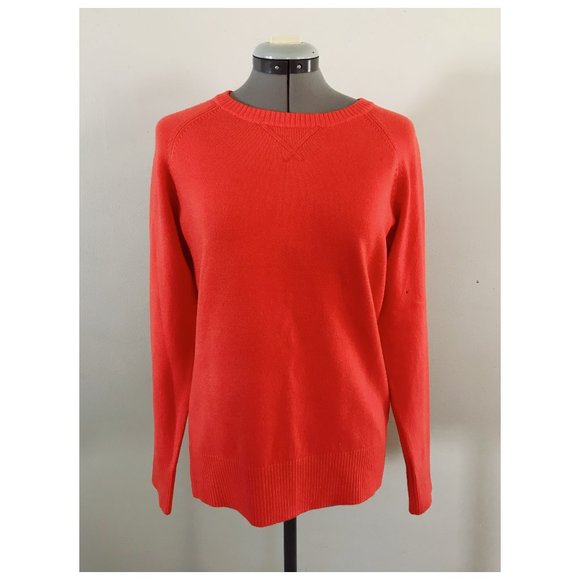 french connection Sweaters - French Connection Sweatshirt Sweater in Hot Coral Sz M